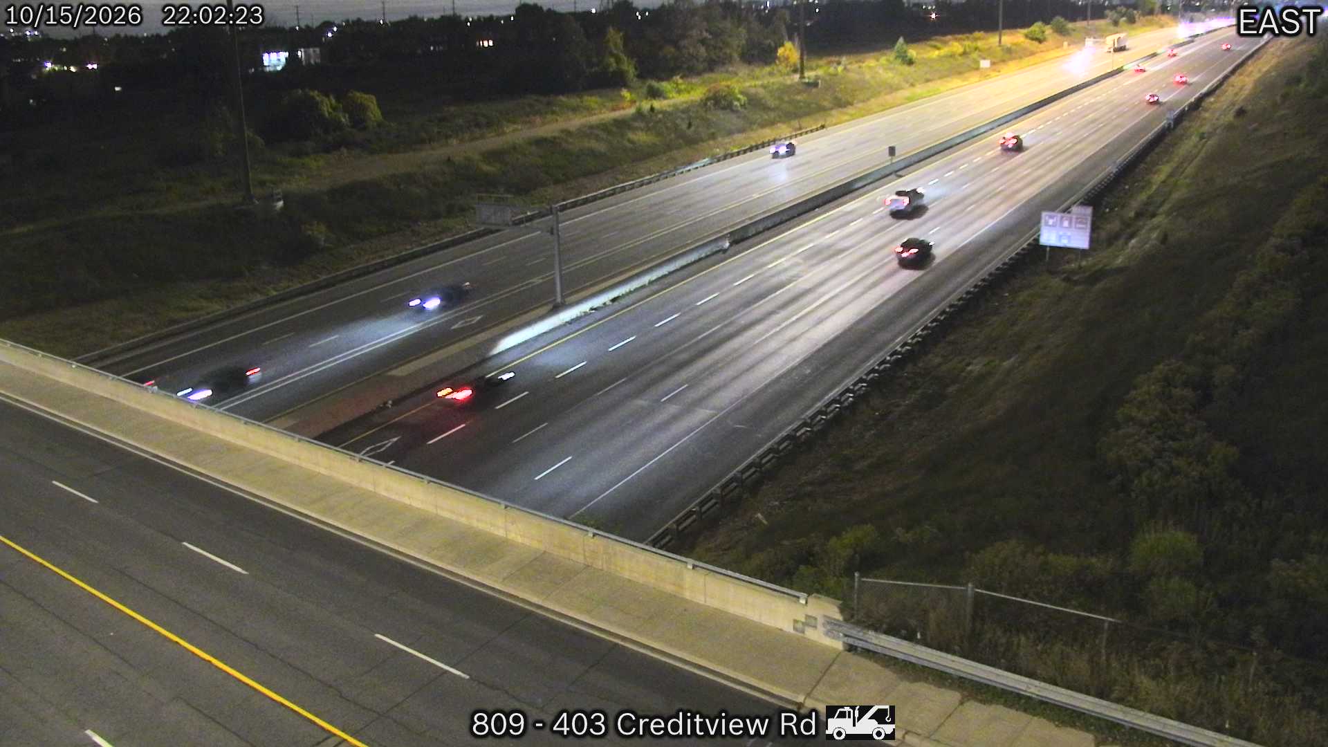 Highway 403 near Creditview Road - Live Traffic Cameras in Canada