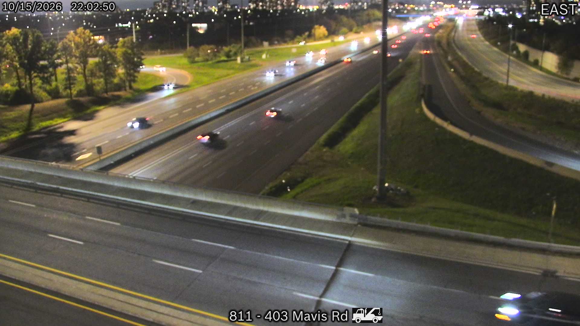 Highway 403 near Mavis Road - Live Traffic Cameras in Canada
