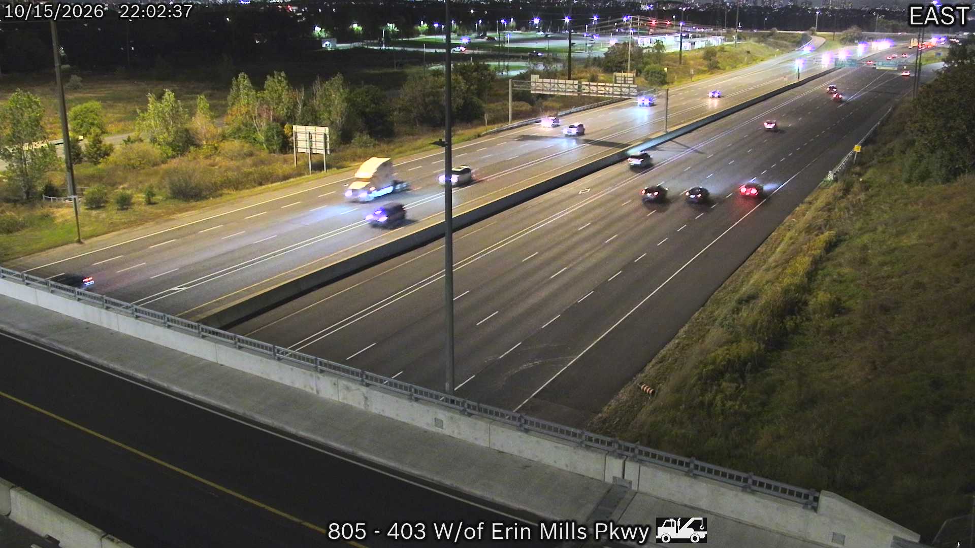 Highway 403 West of Erin Mills Parkway - Live Traffic Cameras in Canada