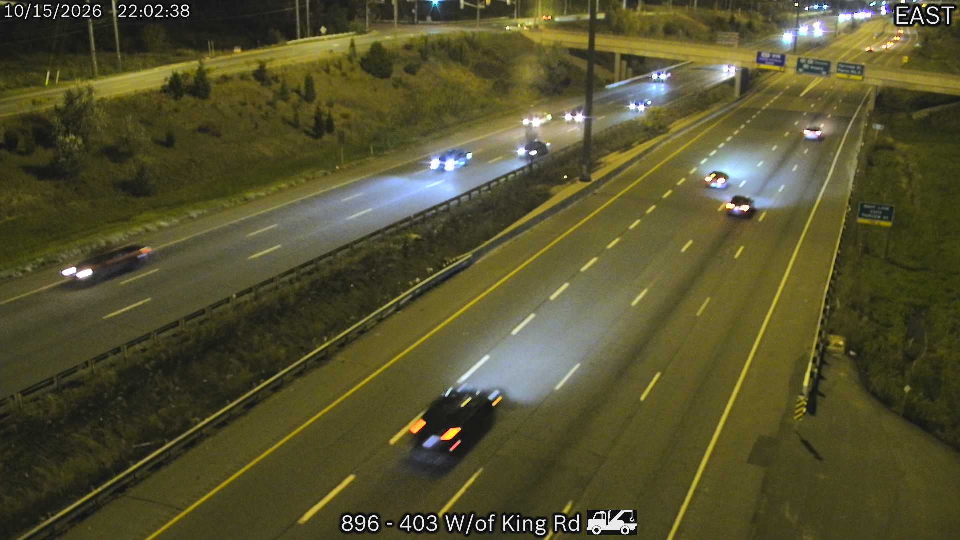 Highway 403 West of King Road - Live Traffic Cameras in Canada