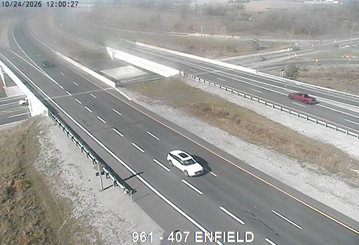 Highway 407 near Enfield Road - Live Traffic Cameras in Canada
